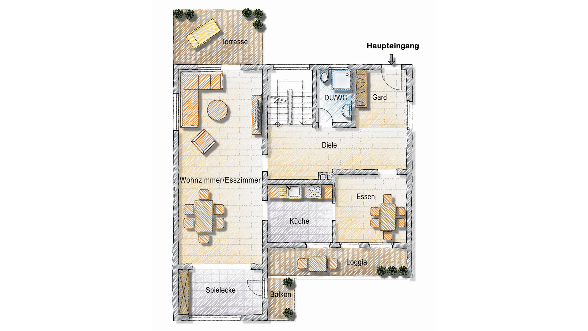 Morsbach: Gepflegtes, großes EFH mit ELW, 